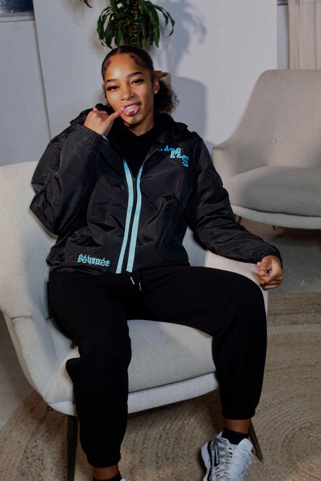 Blue Dévouée x MMS windbreaker