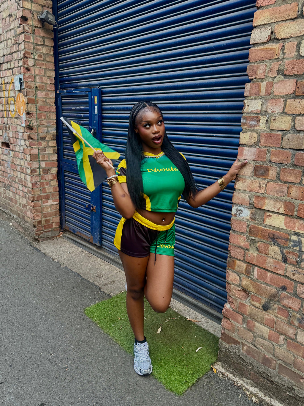 Dévouée Jamaican shorts sets