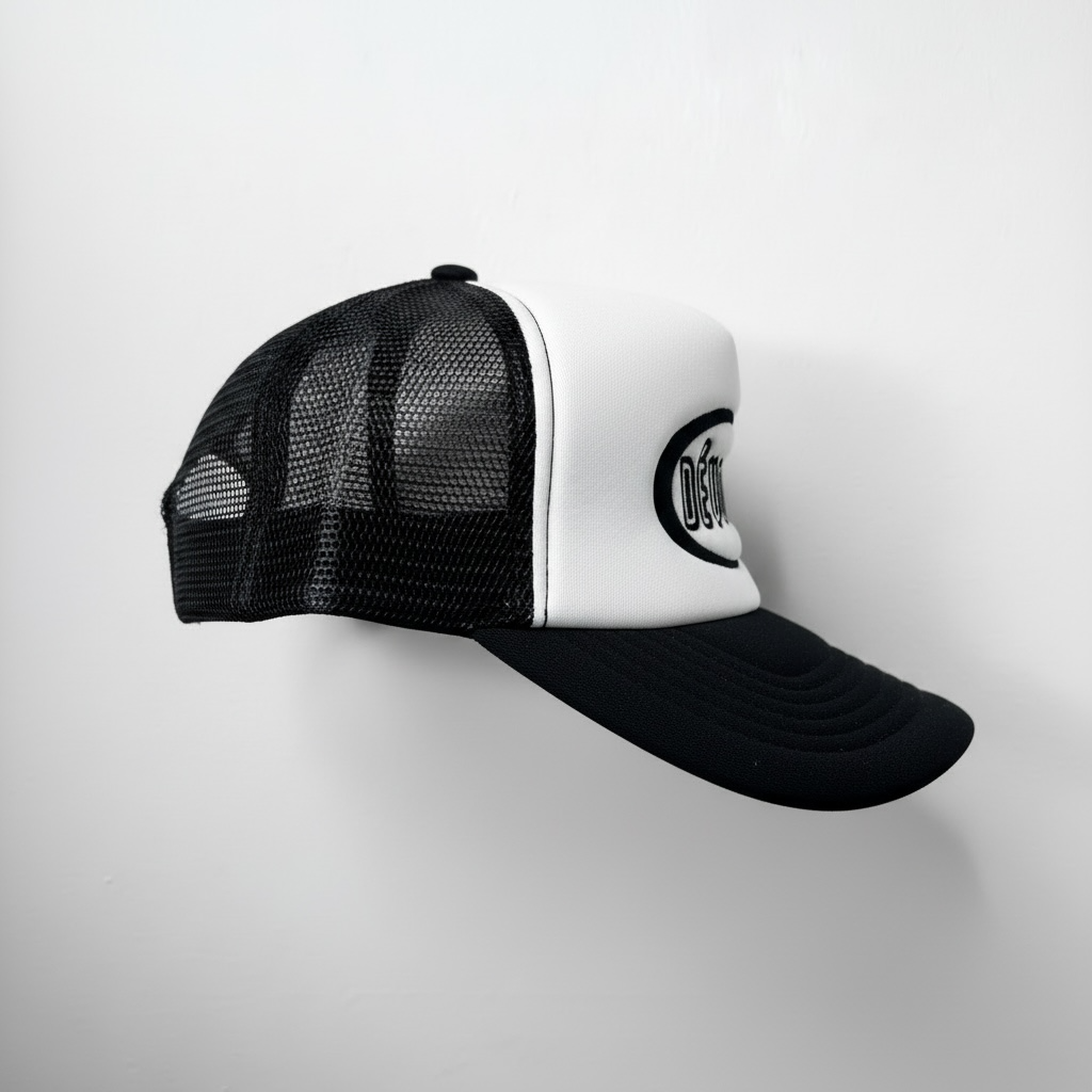 Dévouée Noir white hat