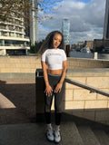 Dévouée black crop top