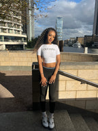 Dévouée black crop top