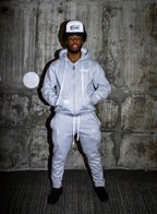 Grey Dévouée x MMS tracksuits