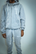 Grey Dévouée x MMS tracksuits