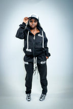 Black Dévouée x MMS tracksuits